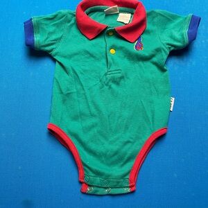 Colorful Kids Polo Onesie, Cuties By Judy